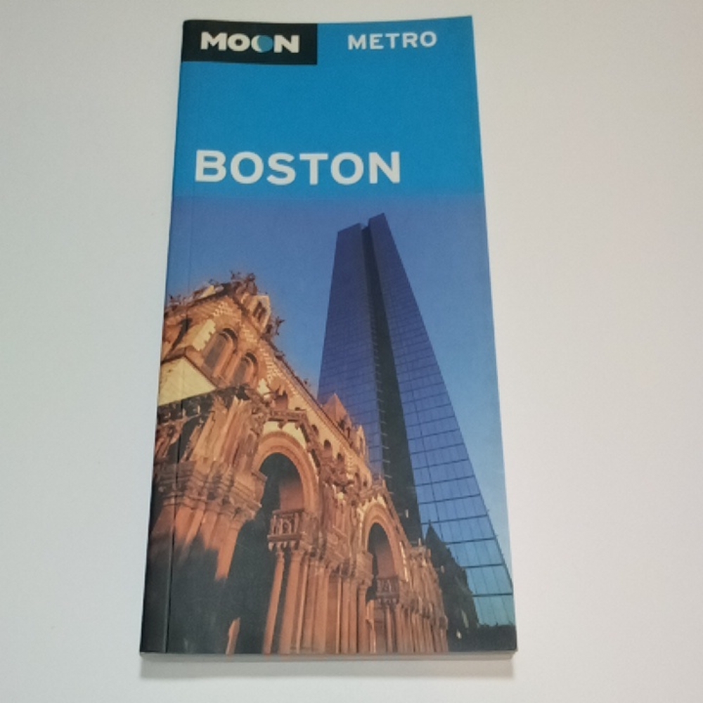 2/$15 Moon Metro Boston Travel Guide w/ Fold Out Maps Second Edition Paperback
